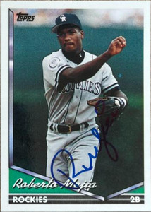 Roberto Mejia Autographed 1994 Topps #258 Roberto Mejia Autographed 1994 Topps #258