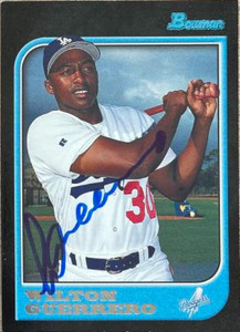 Wilton Guerrero Autographed 1997 Bowman #109