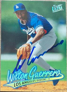 Wilton Guerrero Autographed 1997 Fleer Ultra #217