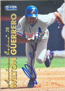 Wilton Guerrero Autographed 1999 Fleer Tradition #386