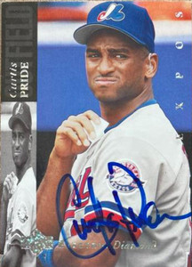 Curtis Pride Autographed 1994 Upper Deck Electric Diamond #250