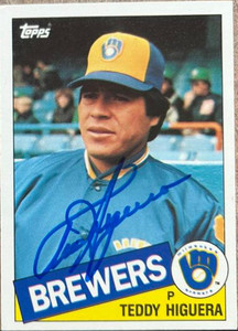 Ted Higuera Autographed 1985 Topps Traded #53T
