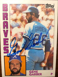 Gene Garber Autographed 1984 Topps #466