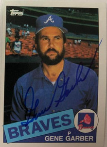Gene Garber Autographed 1985 Topps #129