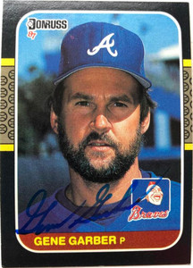 Gene Garber Autographed 1987 Donruss #414