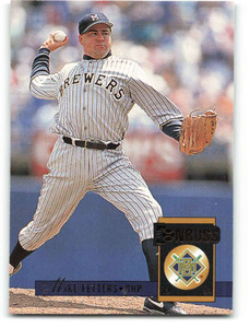 1996 Topps #142 Mike Fetters VG Milwaukee Brewers - Under the