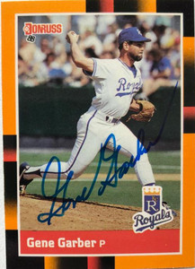Gene Garber Autographed 1988 Donruss Baseball's Best #63
