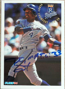Terry Shumpert Autographed 1994 Fleer Update #U51