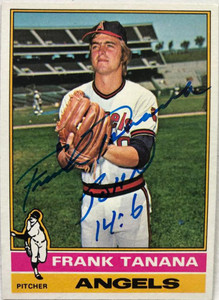 Frank Tanana Autographed 1974 Topps #605 Rookie Card - Under the Radar  Sports