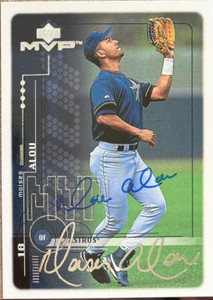 Moises Alou Autographed 1999 Upper Deck MVP - Silver Script #91