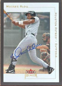 Moises Alou Autographed 2001 Fleer Premium #52