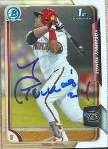 Yasmany Tomas Autographed 2015 Bowman - Prospects #BP25 