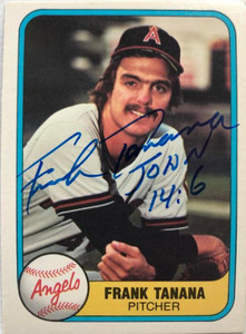 Frank Tanana Autographed 1981 Fleer #276