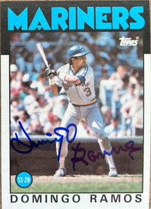 Domingo Ramos Autographed 1986 Topps #462