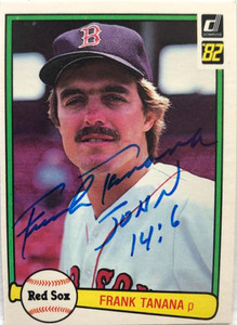 Frank Tanana autographed Baseball Card (Texas Rangers) 1982 Topps Traded  #117T