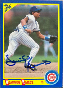 Domingo Ramos Autographed 1990 Score #489