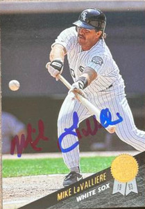 Mike LaValliere Autographed 1993 Leaf #510