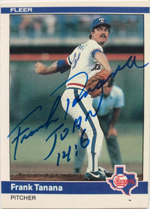 1985 Fleer #570 Frank Tanana VG Texas Rangers - Under the Radar Sports