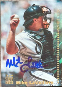 Mike LaValliere Autographed 1994 Stadium Club Team #124