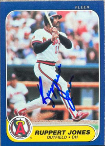 Ruppert Jones Autographed 1986 Fleer #161