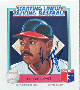 Ruppert Jones Autographed 1988 Parker Bros. Starting Lineup Talking Baseball California Angels #22 Ruppert Jones Autographed 1988 Parker Bros. Starting Lineup Talking Baseball California Angels #22