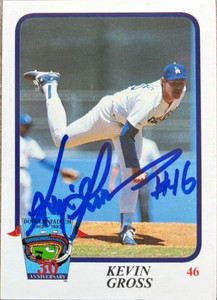 Kevin Gross Autographed 1992 Los Angeles Dodgers Police #NNO