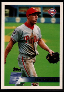1996 Topps #261 Lenny Dykstra VG Philadelphia Phillies 