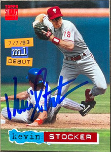 Kevin Stocker Autographed 1994 Stadium Club #444