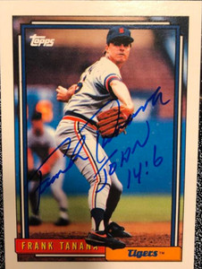 Frank Tanana Autographed 1992 Topps #458