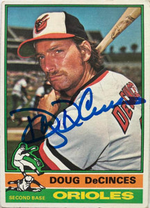 Doug DeCinces Autographed 1976 Topps #438