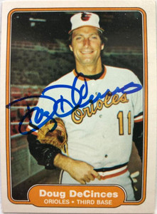 Doug DeCinces Autographed 1982 Fleer #162