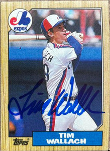 Tim Wallach Autographed 1987 Topps #55