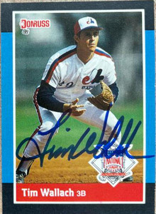 Tim Wallach Autographed 1988 Donruss All-Stars #59