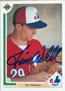 Tim Wallach Autographed 1991 Upper Deck #235