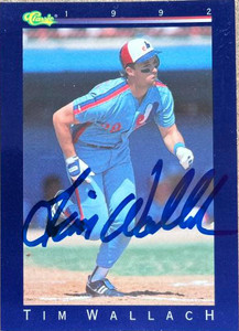 Tim Wallach Autographed 1992 Classic #40