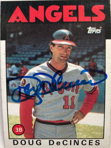 Doug DeCinces Autographed 1986 Topps #257