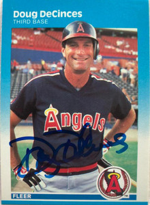 Doug DeCinces Autographed 1987 Fleer #77