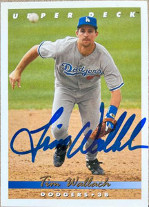Tim Wallach Autographed 1993 Upper Deck #547