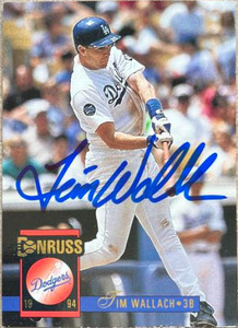 Tim Wallach Autographed 1994 Donruss #326