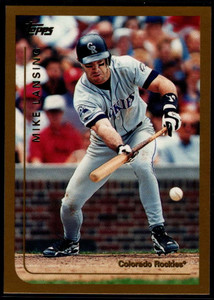 1999 Topps #342 Mike Lansing VG Colorado Rockies 