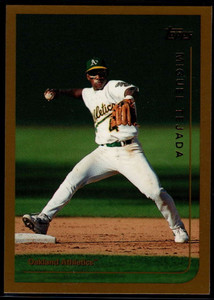 1999 Topps #352 Miguel Tejada VG Oakland Athletics 