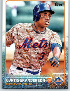 2015 Topps #4 Curtis Granderson NM New York Mets 