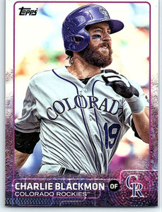 2015 Topps #34 Charlie Blackmon NM Colorado Rockies 