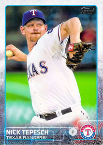 2015 Topps #82 Nick Tepesch NM Texas Rangers 
