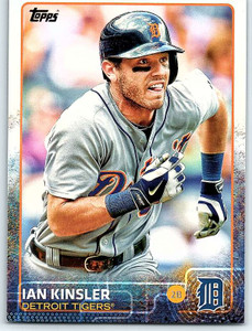 2015 Topps #92 Ian Kinsler NM Detroit Tigers 