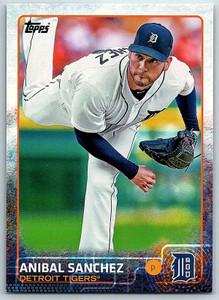 2015 Topps #119 Anibal Sanchez NM Detroit Tigers 