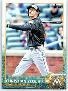 2015 Topps #178 Christian Yelich NM Miami Marlins 