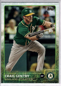 2015 Topps #183 Craig Gentry NM Oakland Athletics 