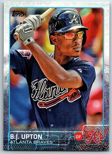2015 Topps #184 B.J. Upton NM Atlanta Braves 