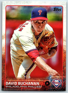 2015 Topps #218 David Buchanan NM Philadelphia Phillies 